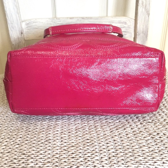 Coach Raspberry Patent Leather Sachet - Picture 13 of 16